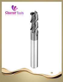 HRC45 3 Flute Carbide Quảng End Mills Với TiAlN Coating