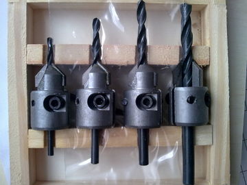TC-004V Hand Tool Phụ 4pcs TCT Carbide tipped mũi khoan khoan Bits Đối Gỗ khoan