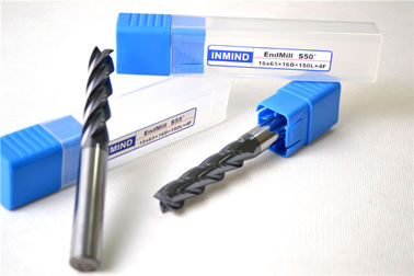 Mirco Solid Carbide Quảng End Mill HRC50 dài Flute với TiAlN tráng cho phay CNC