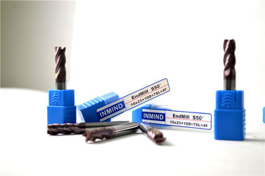 Công cụ cắt HRC50 High Precision Phay Bốn Flute Quảng trường chuẩn End Mill Tungsten