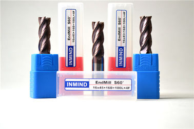 Cao Thức ăn Tuỳ chỉnh vuông End Mill CNC chính xác cao Carbide cụ cắt HRC60