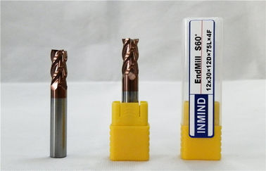 Công nghiệp 4 Flute End Mill, Long Shank HRC60 Quảng trường TiAlN Mills End tráng