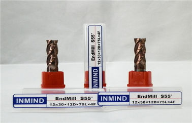 Bốn Flute Long Reach Solid Carbide Cuối Mills Flat Endmill với hiệu suất cao
