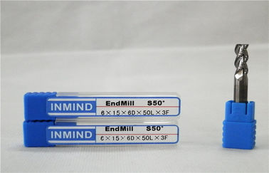 Spiral TiAlN tráng bóng Mũi Cuối Mills, Long Flute End Mills Đối cắt nhôm
