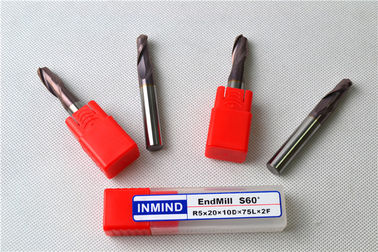 Hiệu suất cao HRC60 CNC Công cụ Tungsten Carbide Cuối Mills High Precision Cutter