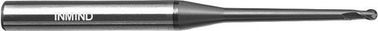 2 Flute CNC bóng Mũi End Mill Với Solid Carbide Rod Đối với thép / thép không gỉ