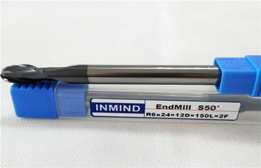 Solid Carbide bóng Mũi End Mill dài Shank Phay Dụng cụ cắt Đối Phay đồng