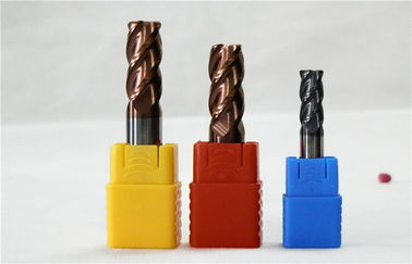 TiAlN Coated Bán kính góc Bull Mũi End Mill Cutter, chuẩn Chiều dài, Bán kính góc