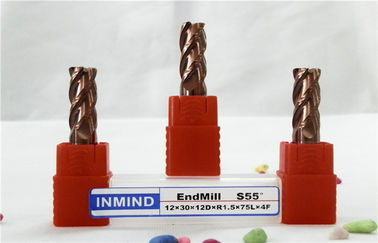 Tốc độ trung Corner Radius End Mill / HRC50 Mirco góc làm tròn Phay Dụng cụ cầm tay