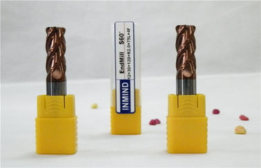 HRC60 Bán kính góc End Mill / Tiêu chuẩn End Mills Đối với độ cứng cao