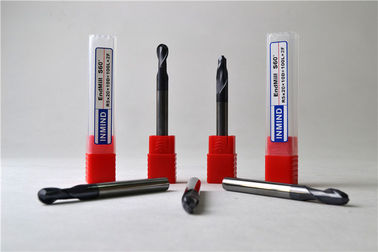 Dài Shank Carbide Micro End Mills cho Thép không gỉ / bóng Mũi End Mill