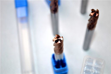 Coated khía Micro End Mill, hạt Bán kính góc End Mill Super-Fine