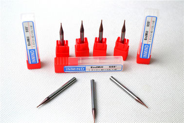 Hai sáo HRC60 Micro End Mills Micro Kích HRC55 Cutter, 0.3mm đến 0.9mm