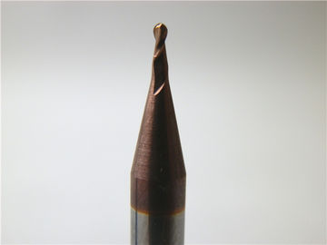 Tuỳ chỉnh hợp kim cứng Micro End Mills TiAlN phủ bóng Mũi Endmill 0.3um
