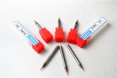 Tuỳ chỉnh hợp kim cứng Micro End Mills TiAlN phủ bóng Mũi Endmill 0.3um
