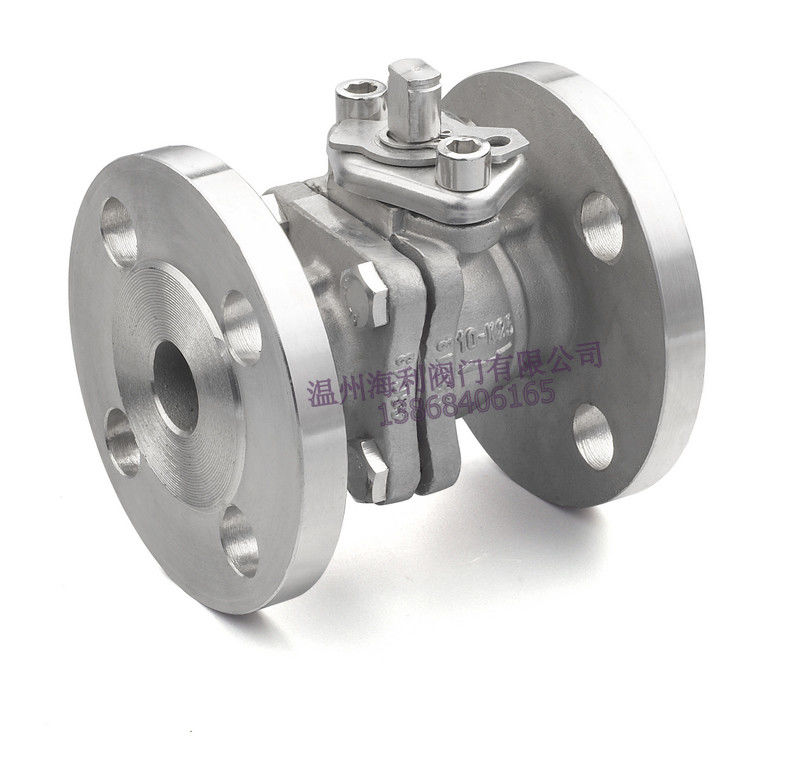 Thép không gỉ 2PC Ball Valve, Flange End, Gắn Pad trực tiếp, £ 150 / 300LB, PN16-40