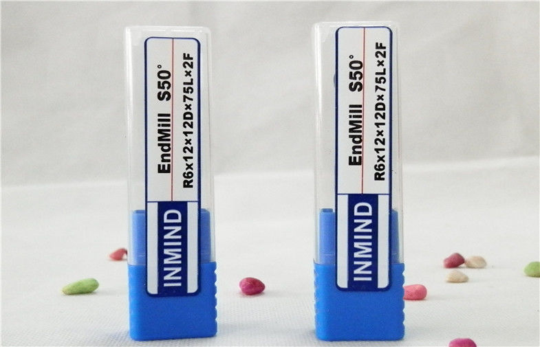 HRC50 Carbide bóng Mũi End Mill Mirco hạt cắt Tool Endmill thô để hoàn thiện