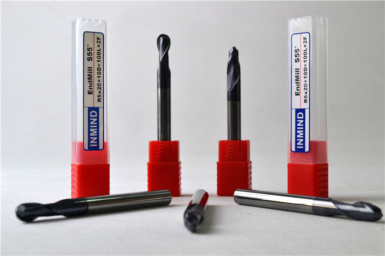 tốc độ cao bóng Mũi End Mill HRC55 CNC chính xác cao cụ cắt Shank dài